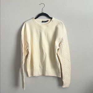 Ralph Lauren Cream Cable Knit Sweater Set